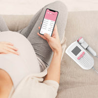 at-home fetal heart rate monitor with smartphone