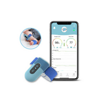 baby oxygen and heart rate monitor with smartphone